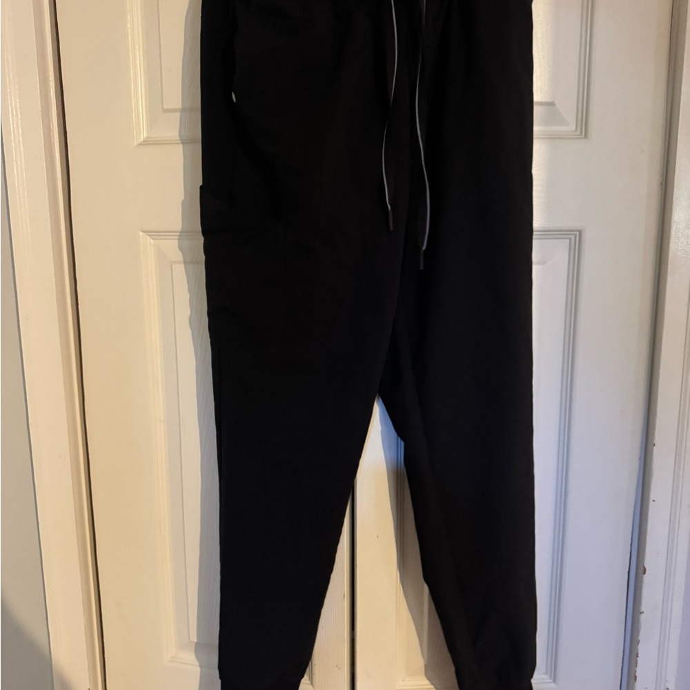 Black Joggers Scrub Pants size Small